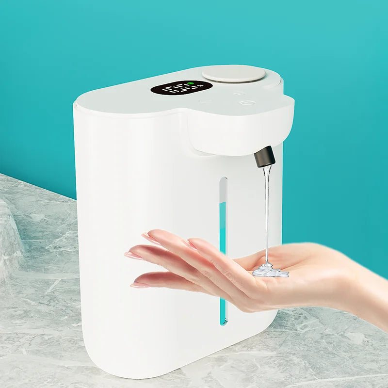 Distributeur Savon Automatique 500ml Noir - Mousse - Écran LED