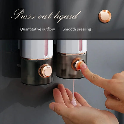 Distributeur mural de savon sans perçage pour salle de bain