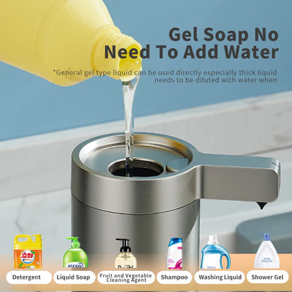 Distributeur Savon Cuisine Inox 270ml - Version à Piles (X12)