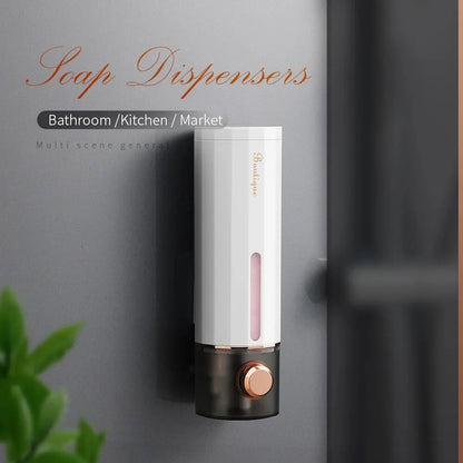 Distributeur mural de savon sans perçage pour salle de bain