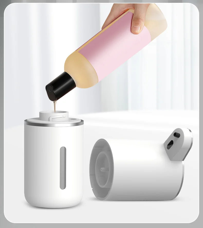 Distributeur mural automatique de savon mousse et gel 380 ml