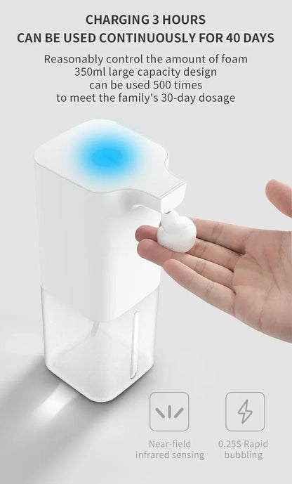 Distributeur Savon Mousse Automatique Sans Contact Capteur Intelligent
