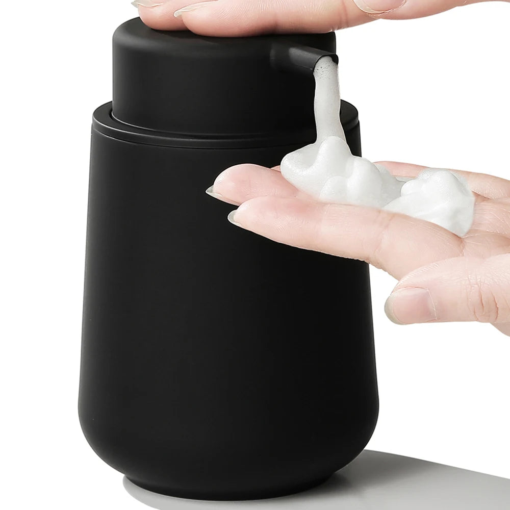 Distributeur Savon Mousse Minimaliste Blanc - 320ml