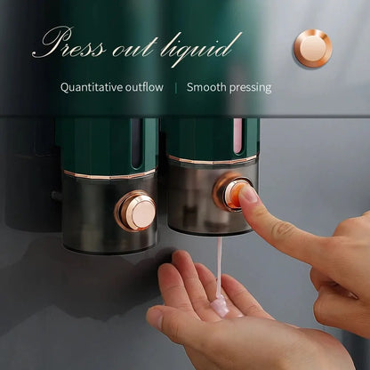 Distributeur mural de savon sans perçage pour salle de bain