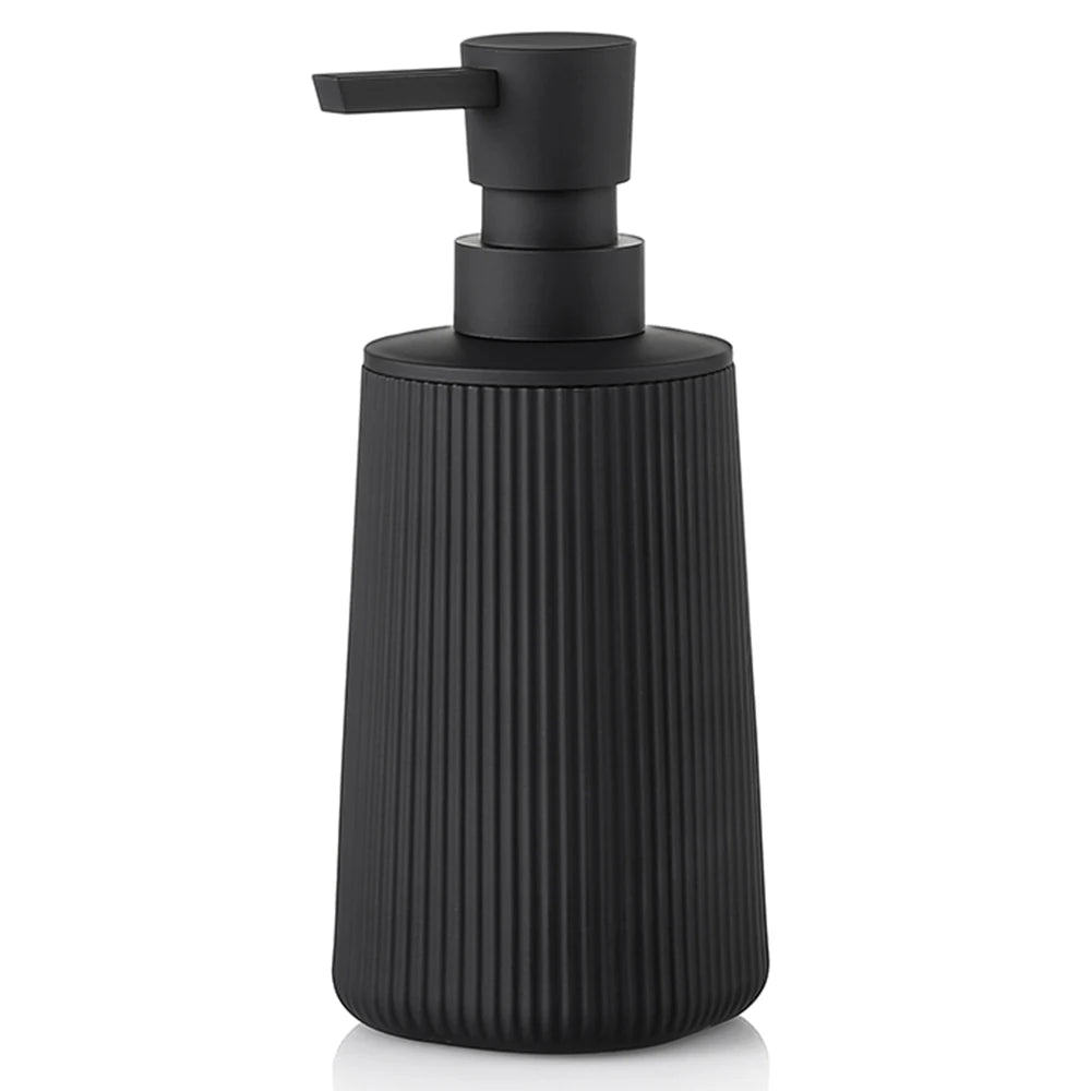Distributeur Savon Rayé Mat Blanc - 250ml