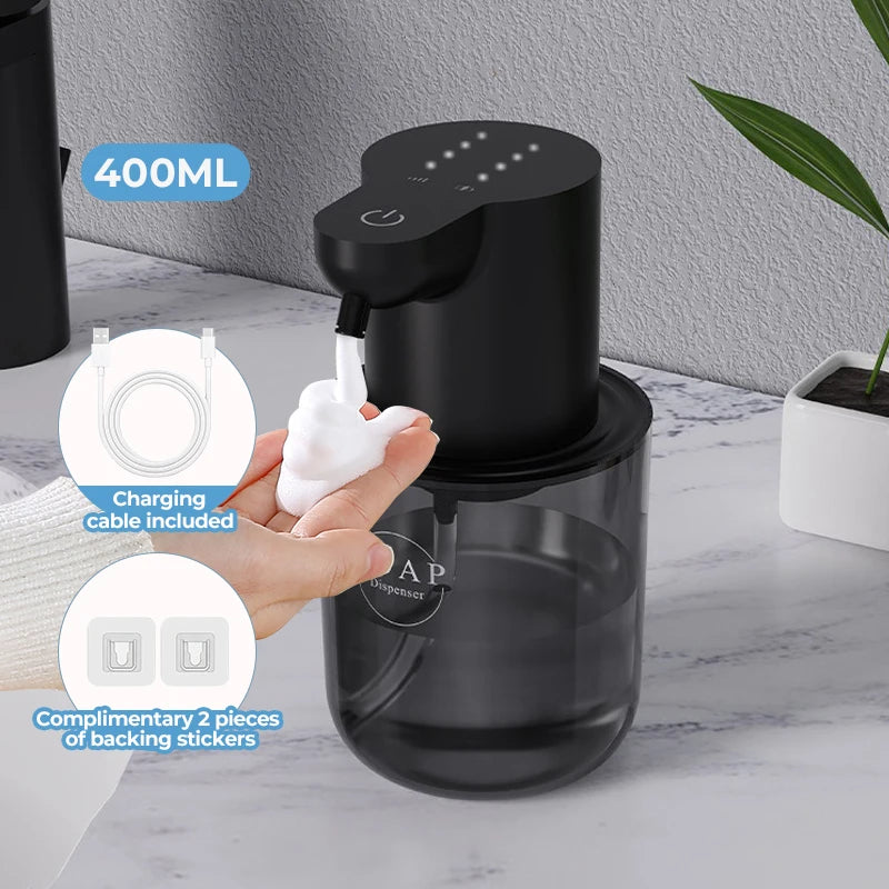 Distributeur Mural Automatique Mousse 500ml Blanc - P3
