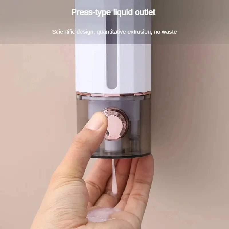 Distributeur mural de savon sans perçage pour salle de bain