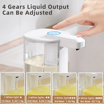 Distributeur Savon Automatique Cuisine Intelligent 500ml Rechargeable Capteur