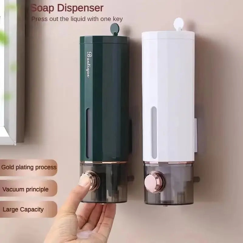 Distributeur mural de savon sans perçage pour salle de bain