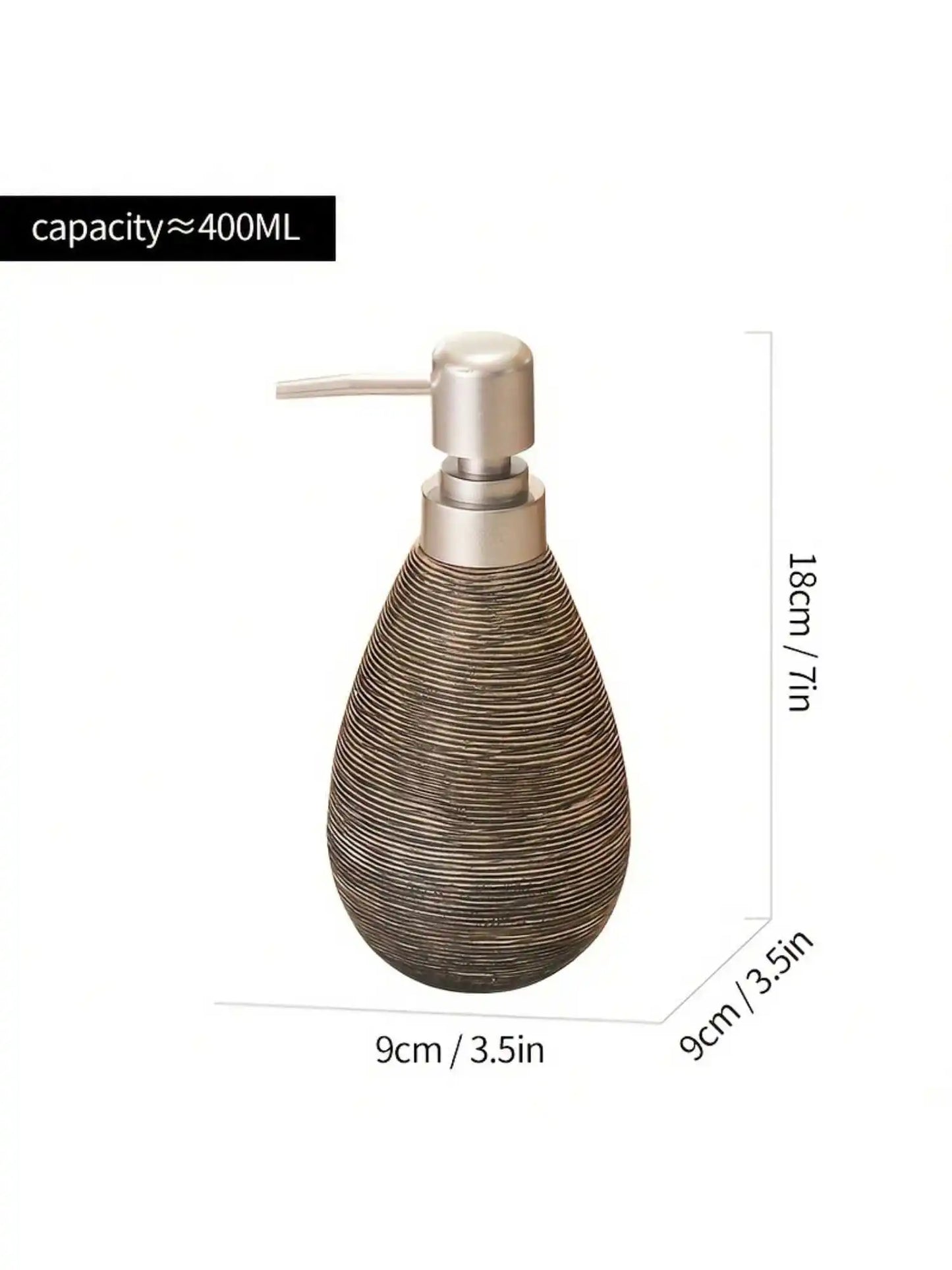 Distributeur de savon en céramique style vintage