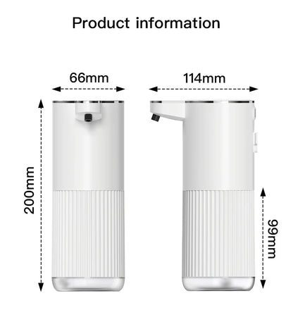Distributeur de savon sans contact rechargeable pour cuisine et salle de bain