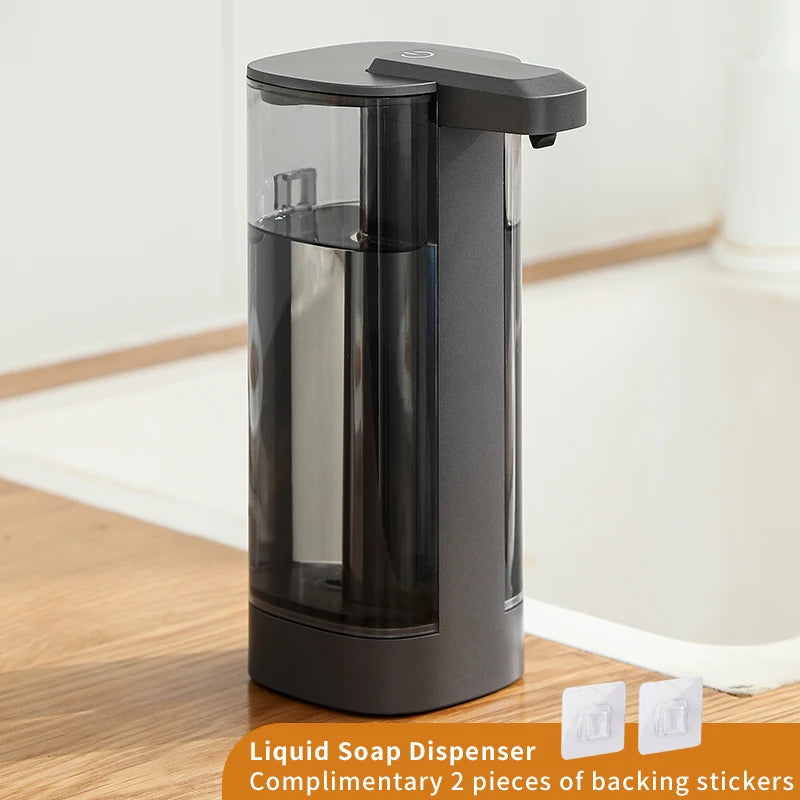 Distributeur Savon Cuisine Automatique Noir - Modèle P13