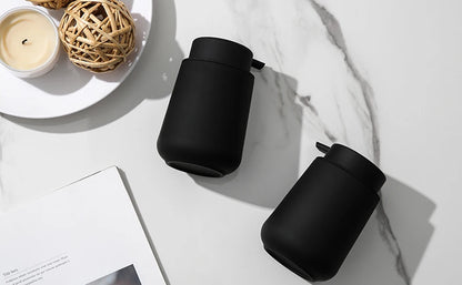 Distributeur de savon noir mat  rechargeable