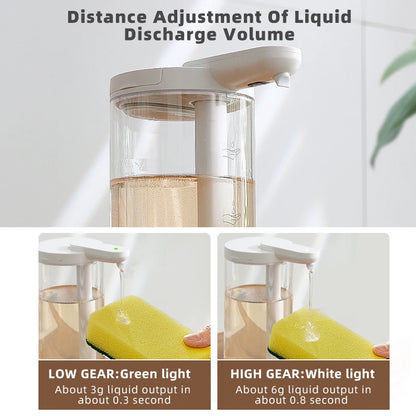 Distributeur Savon Cuisine Automatique 550ml USB - Modèle X4C