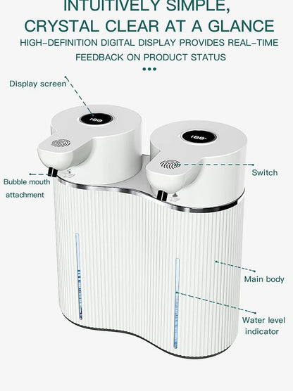 Distributeur électrique de savon double tête sans contact pour lavage des mains