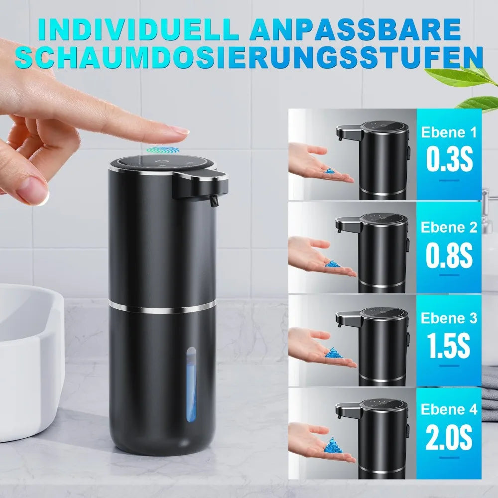Distributeur Savon Liquide Mural Sans Contact Étanche Cuisine et Salle de Bain
