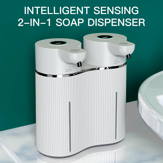 Distributeur électrique de savon double tête sans contact pour lavage des mains
