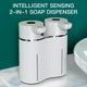 Distributeur électrique de savon double tête sans contact pour lavage des mains
