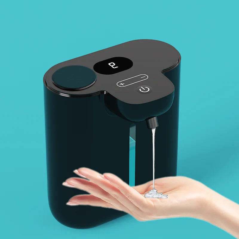 Distributeur Savon Automatique 500ml Blanc - Gel - Écran LED