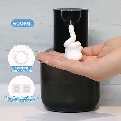 Distributeur Mural Automatique Mousse 500ml Blanc - P10