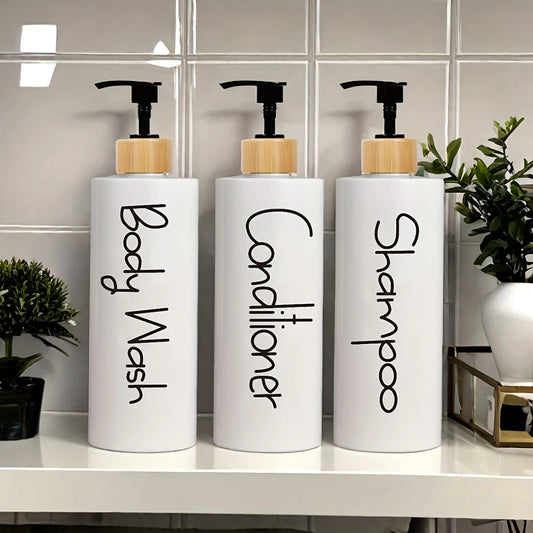 Lot de 3 distributeurs de savon pour salle de bain