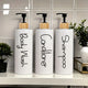 Lot de 3 distributeurs de savon pour salle de bain