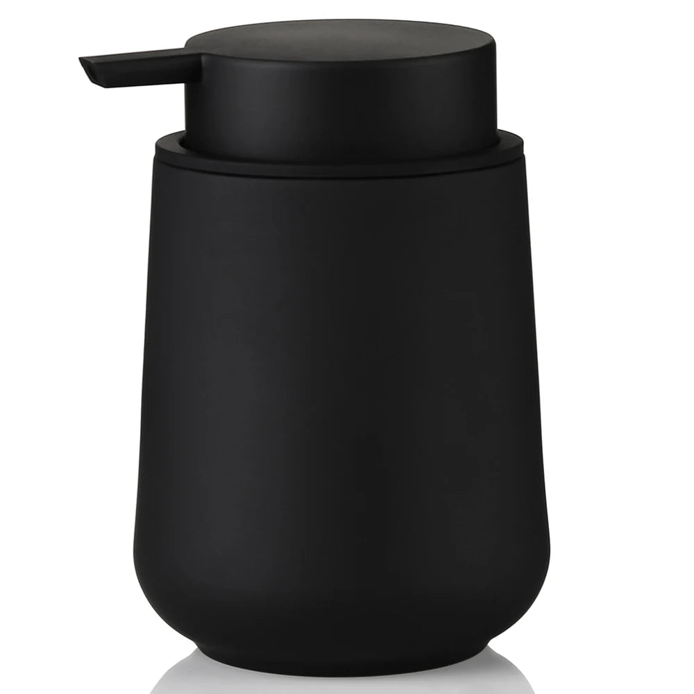 Distributeur Savon Liquide Noir Mat Minimaliste Bleu - 320ml