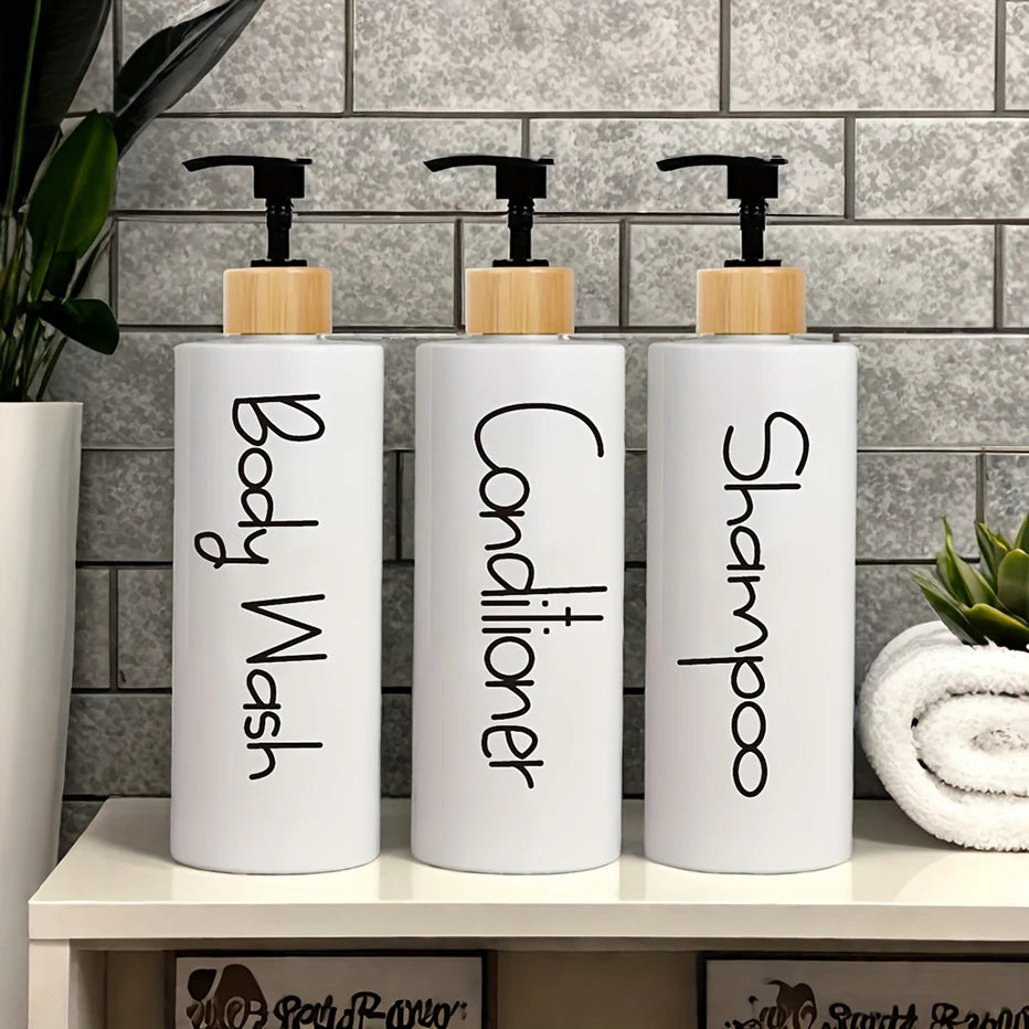Lot de 3 distributeurs de savon pour salle de bain