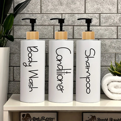 Lot de 3 distributeurs de savon pour salle de bain