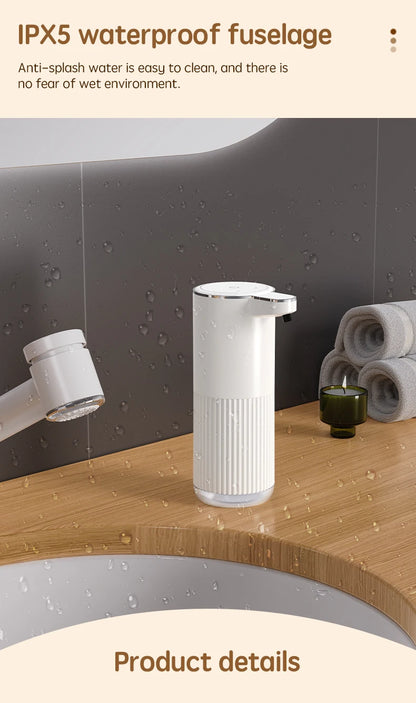 Distributeur de savon sans contact rechargeable pour cuisine et salle de bain