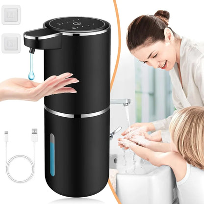 Distributeur Savon Liquide Mural Sans Contact Étanche Cuisine et Salle de Bain