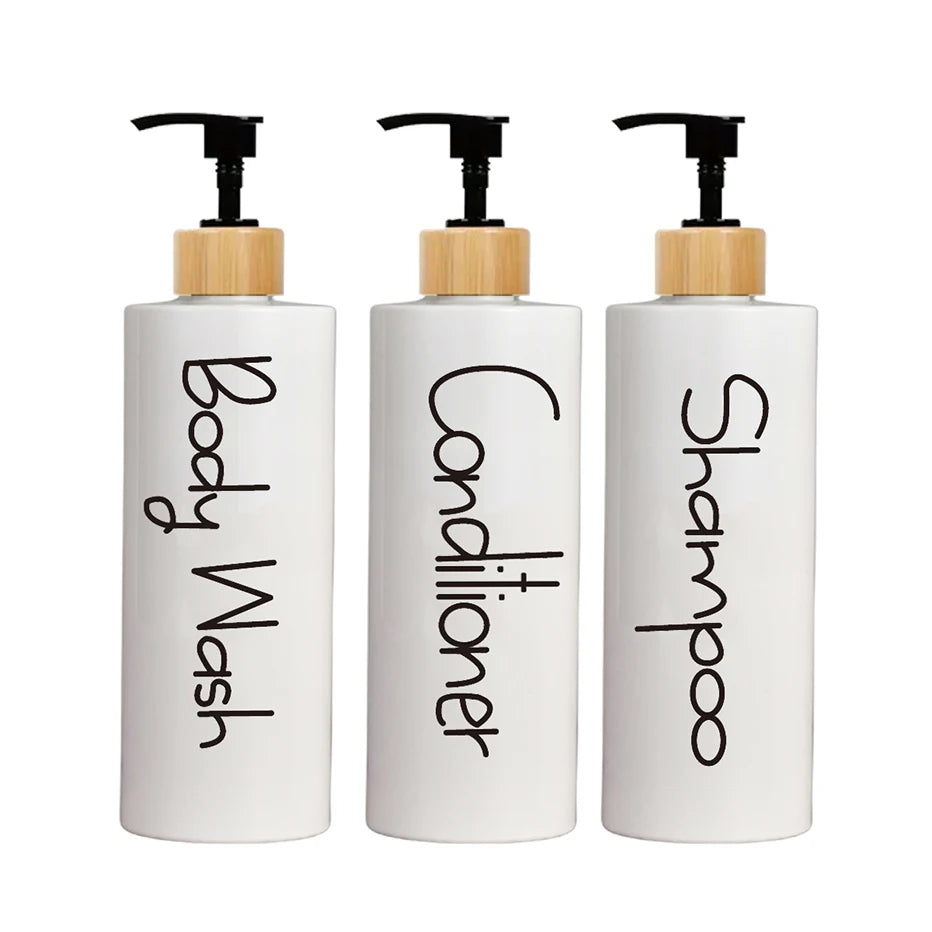Lot de 3 distributeurs de savon pour salle de bain