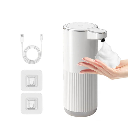 Distributeur Savon Automatique 360ml Blanc - Mousse