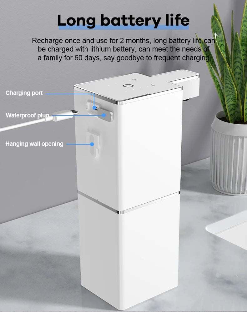 Distributeur mural de savon intelligent
