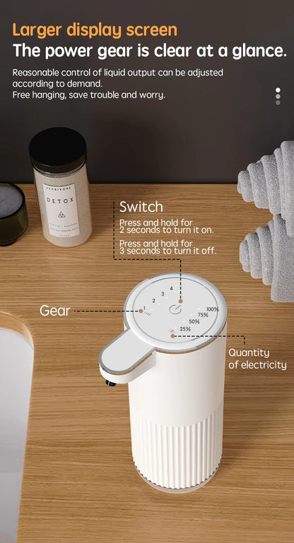 Distributeur de savon sans contact rechargeable pour cuisine et salle de bain