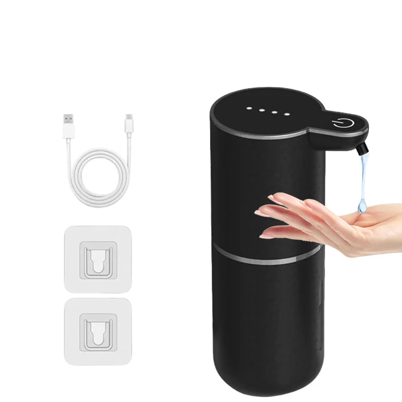 Distributeur Savon Automatique 380ml Noir - Mousse