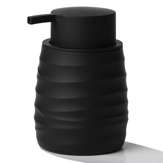 Distributeur Savon Rayé Mat Rechargeable Cuisine et Salle de Bain