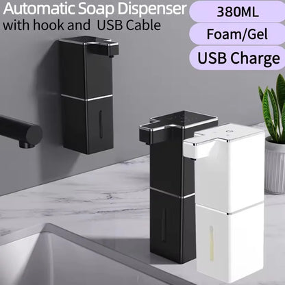 Distributeur Mural de Savon Intelligent Blanc - Gel