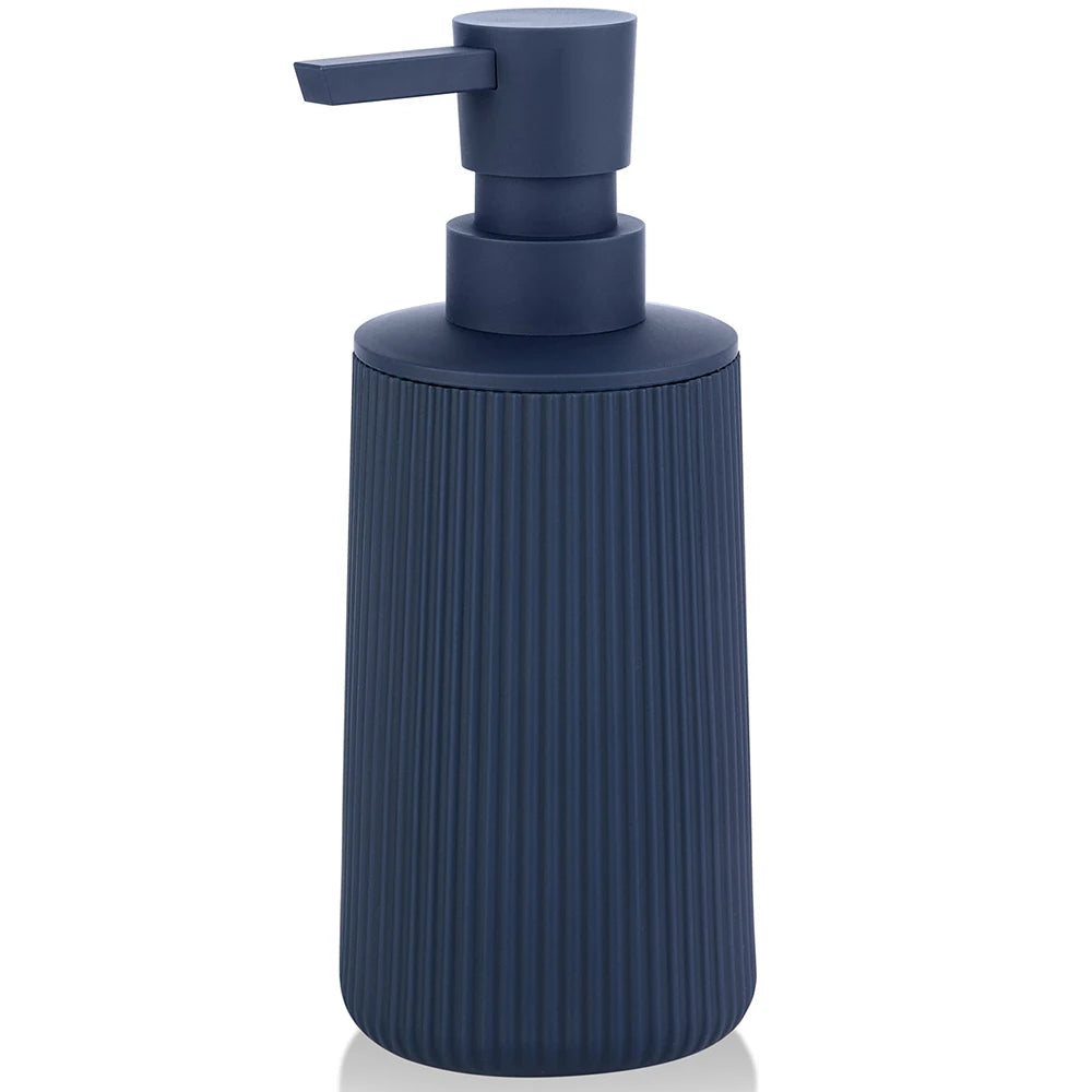 Distributeur Savon Rayé Mat Blanc - 250ml