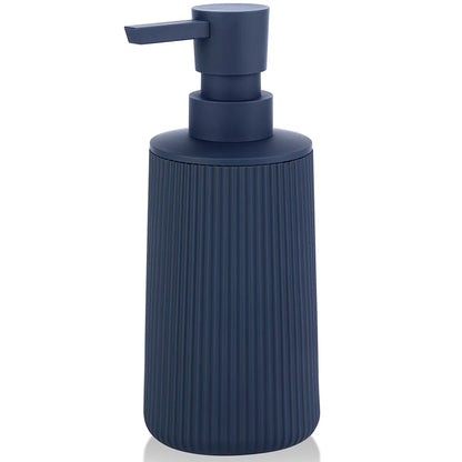 Distributeur Savon Rayé Mat Blanc - 250ml