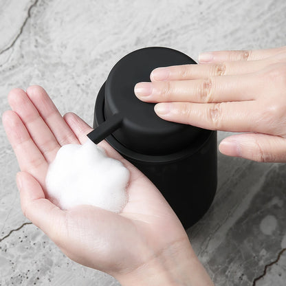 Distributeur Savon Mousse Minimaliste Noir - 320ml