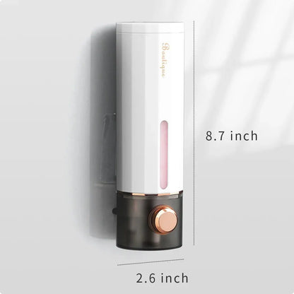 Distributeur mural de savon sans perçage pour salle de bain