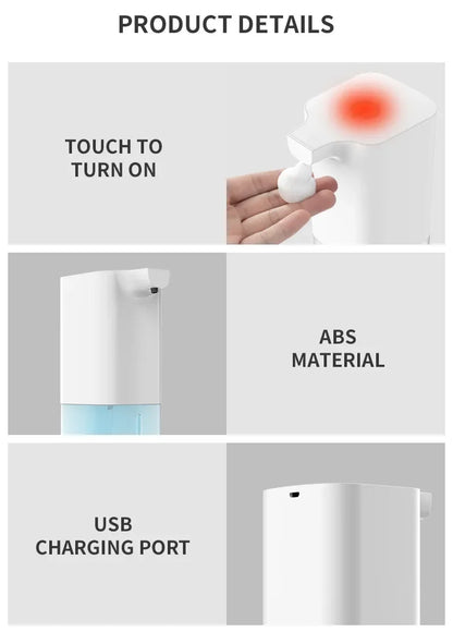 Distributeur Savon Mousse Automatique Sans Contact Capteur Intelligent