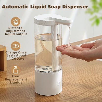 Distributeur Savon Cuisine Automatique 500ml USB - Modèle X15
