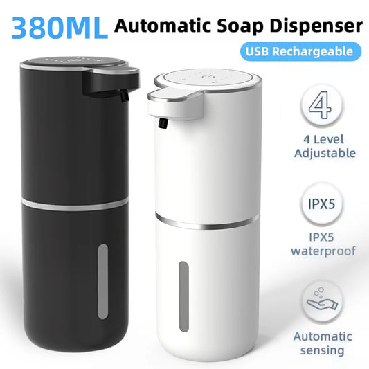 Distributeur mural automatique de savon mousse et gel 380 ml