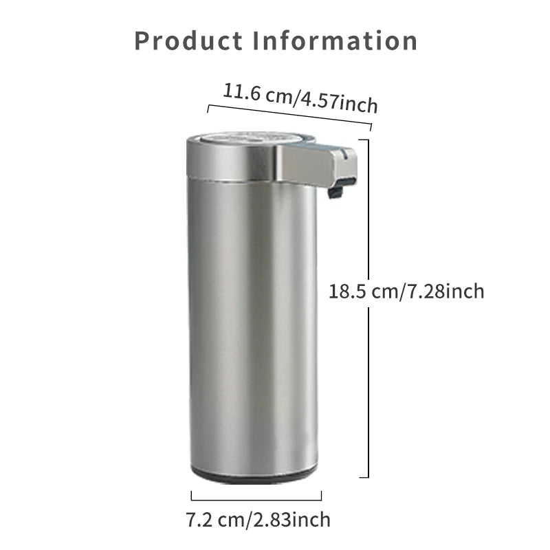 Distributeur Savon Cuisine Inox 270ml - Modèle X12C