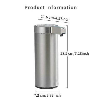 Distributeur Savon Cuisine Inox 270ml - Version à Piles (X12)