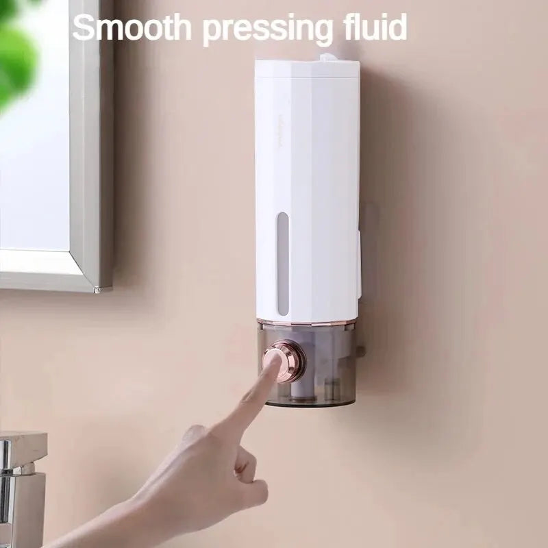 Distributeur mural de savon sans perçage pour salle de bain