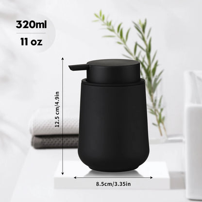 Distributeur de savon noir mat  rechargeable