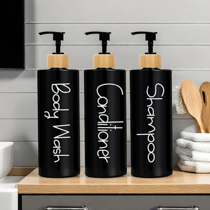 Lot de 3 distributeurs de savon pour salle de bain